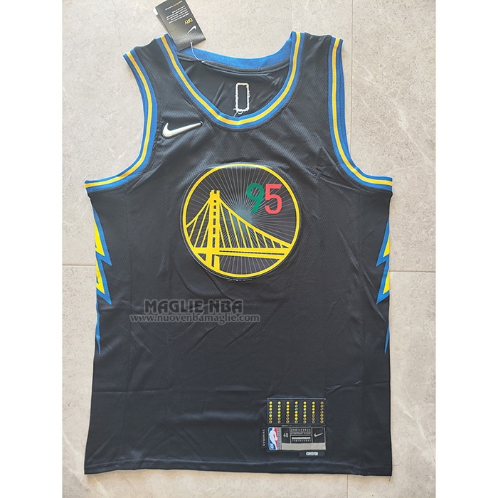 Maglia
 Juan Toscano-Anderson NO 95 Golden State Warriors Slam Dunk Special Mexico Edition 2022 Nero
